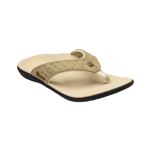 SPENCO YUMI Toe Post Canvas Support thong Sandals Womens White Gold 6 7 8 9 10 SPENCO YUMI Toe Post Canvas Support thong Sandals Womens White Gold 6 7 8 9 10